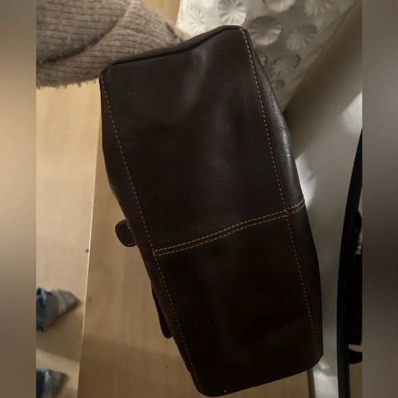 Jack George’s Voyager Olivia Crossbody Bag Brown Hand Stained Buffalo Leather - Picture 11 of 16